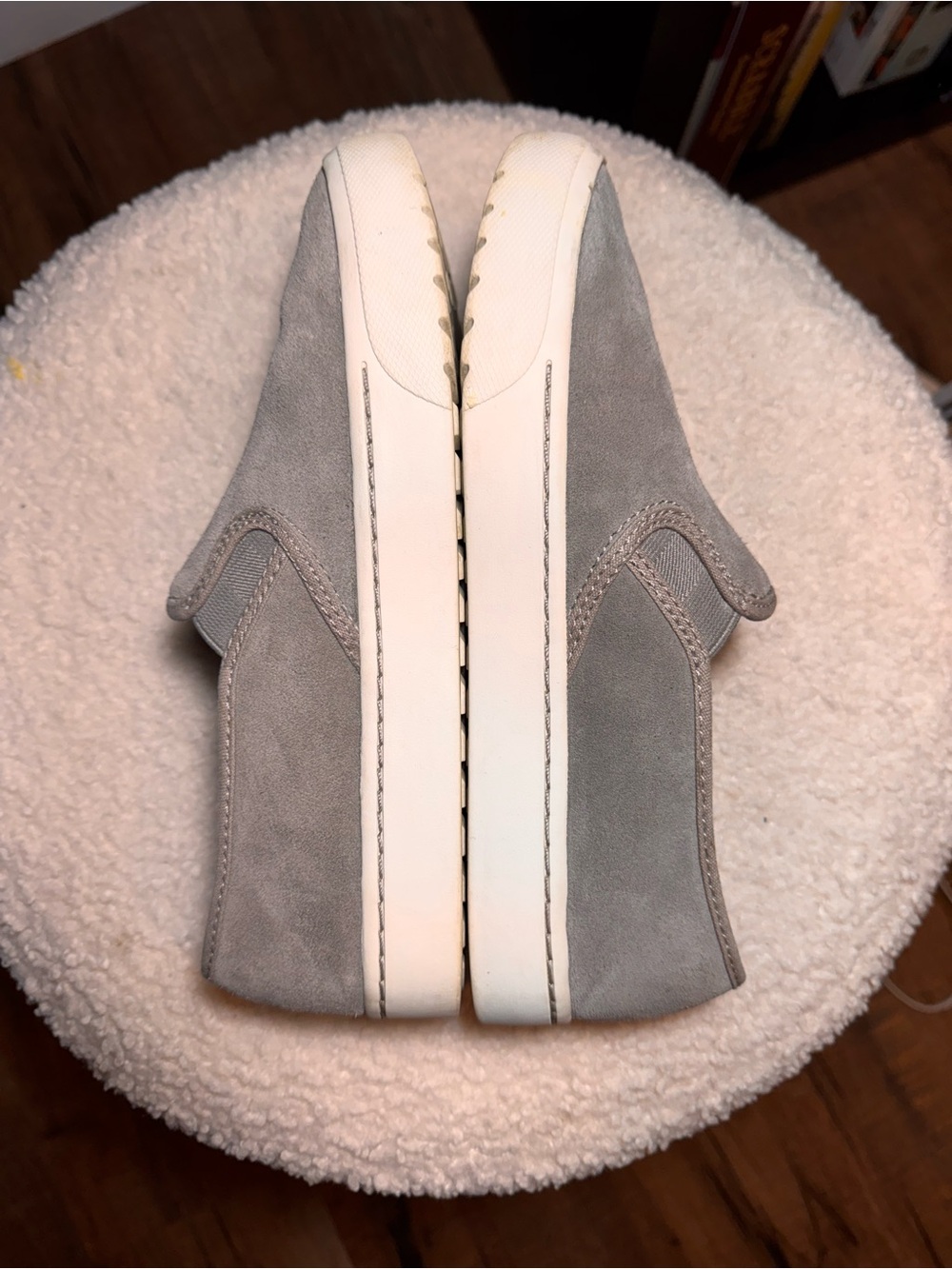 Sorel women's Slip-On Suede Loafers — Taupe/Grey